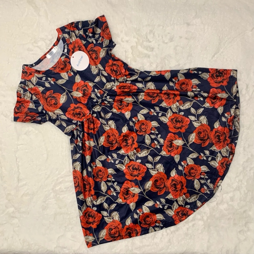 Arshiner dress short sleeve sz 120 (age 7-8)